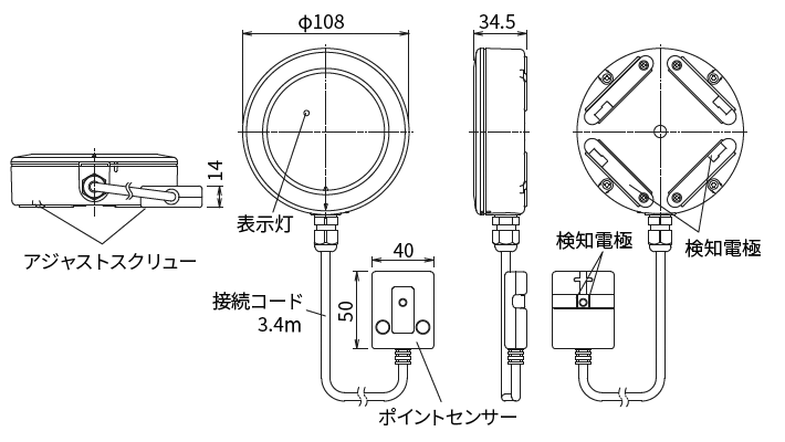 外形寸法図