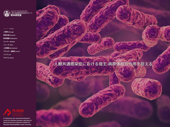 研究室サイトの制作実績3