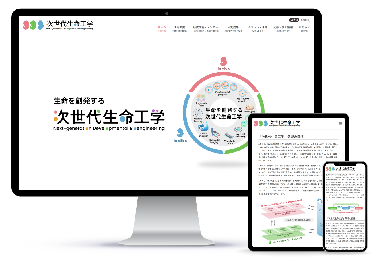<small>文部科学省 科学研究費助成事業 学術変革領域研究 (A)</small>次世代生命工学