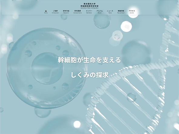 東京薬科大学 幹細胞制御学研究室のホームページ